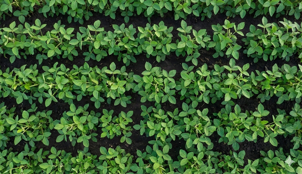 Flourishing Healthy Crops View